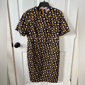 NWT Boden Louise Ponte Short Sleeve Pencil Dress